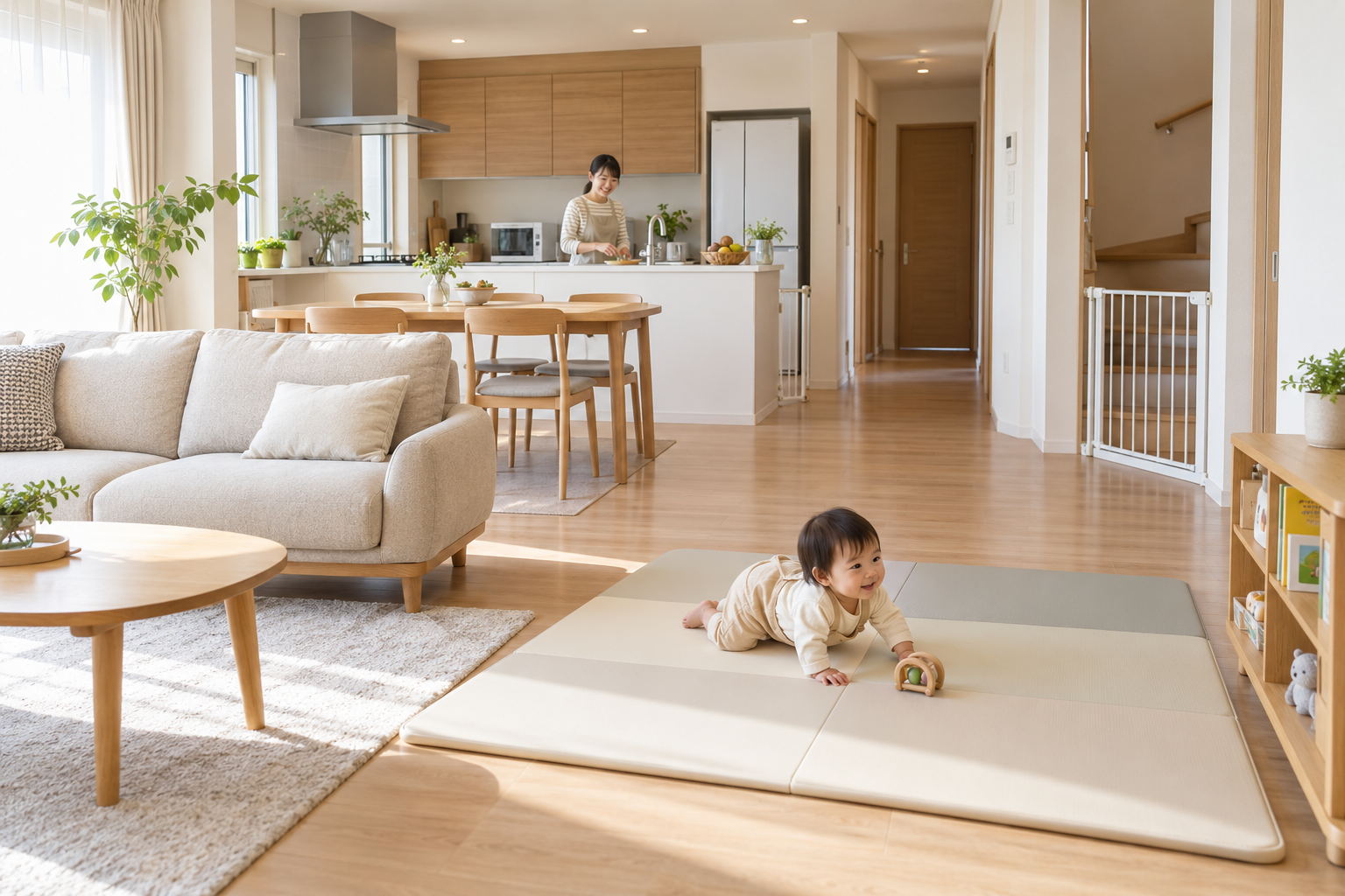 赤ちゃんの住みやすい間取りで重視すべき安全性と動線