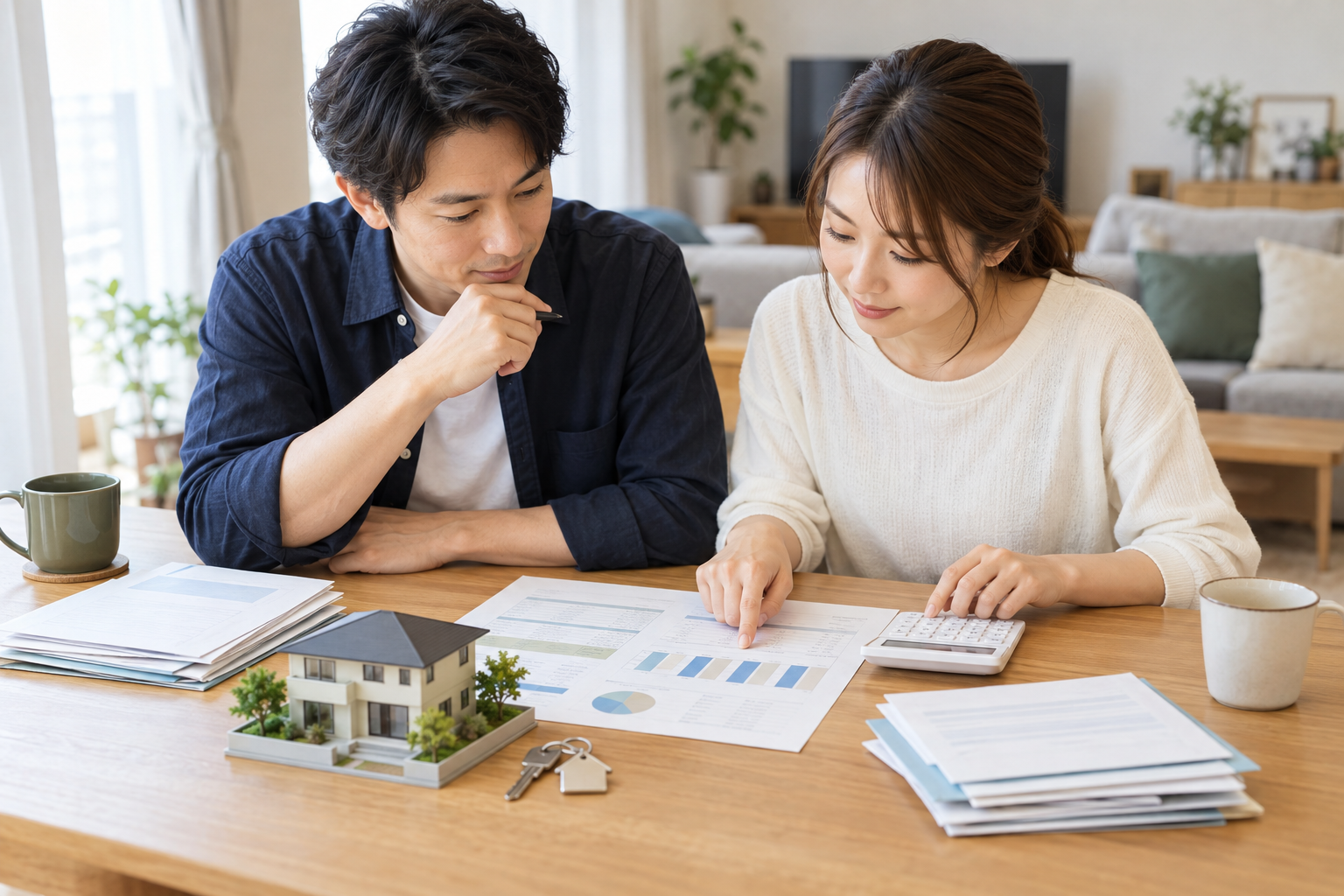 共働き夫婦の住宅ローン返済額シミュレーション